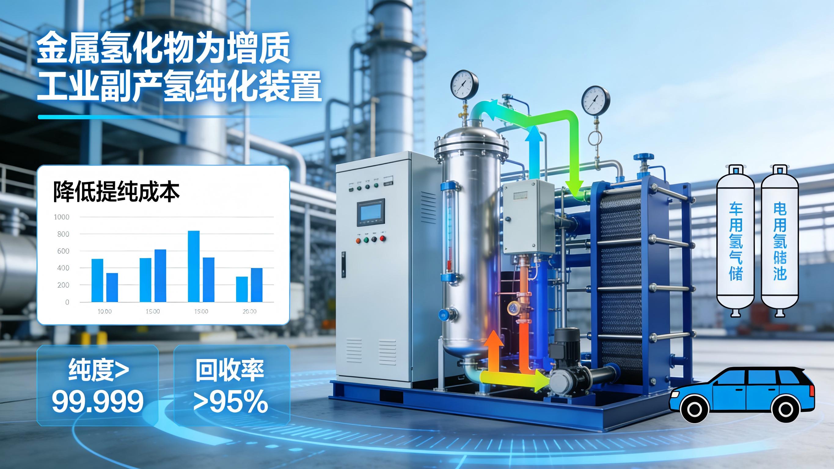 工业副产氢纯化与定向除杂技术及装置
